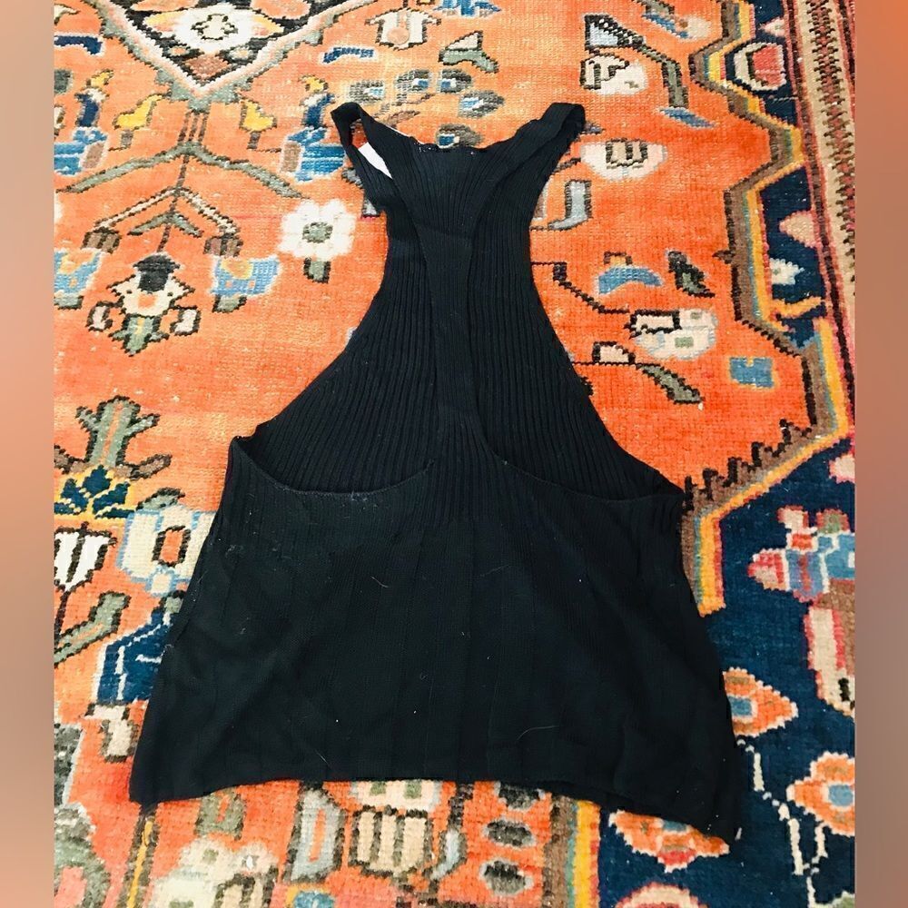 Free people | new with tags | black sweater tank top - Picture 5 of 6